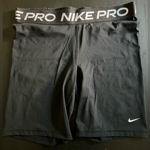 Nike Black Pro Compression Bike Shorts